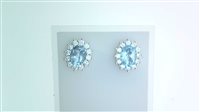 Pendientes Mujer Kate in Oro blanco Topazio KATE ZIRC B/AZZ P UZ/C 3.60 B